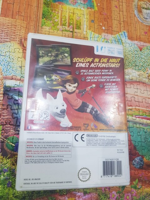 Disney BOLT Nintendo Wii