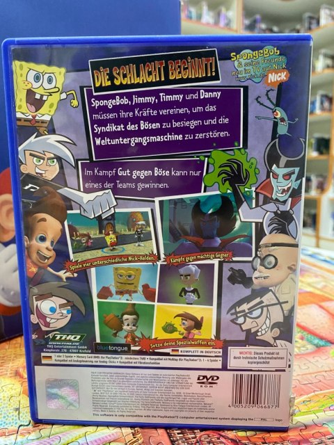 SPONGEBOB SQUAREPANTS AND FRIENDS: UNITE! Sony PlayStation (PSX)