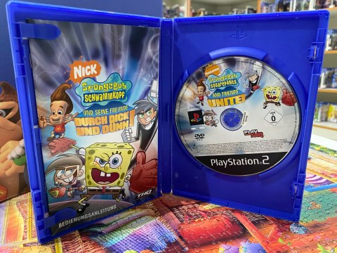 SPONGEBOB SQUAREPANTS AND FRIENDS: UNITE! Sony PlayStation (PSX)
