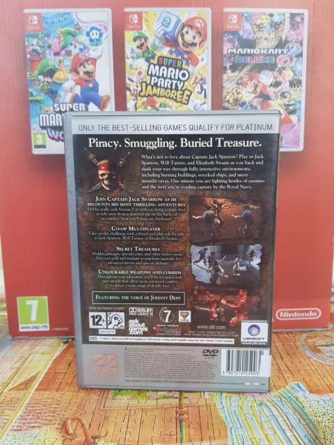 PIRATES OF THE CARIBBEAN THE LEGEND OF JACK SPARROW Sony PlayStation 2