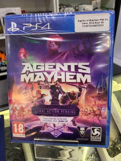 Agents of Mayhem Sony PlayStation 4 (PS4)