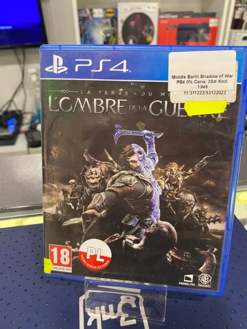 Middle-Earth: Shadow of War Sony PlayStation 4 (PS4)