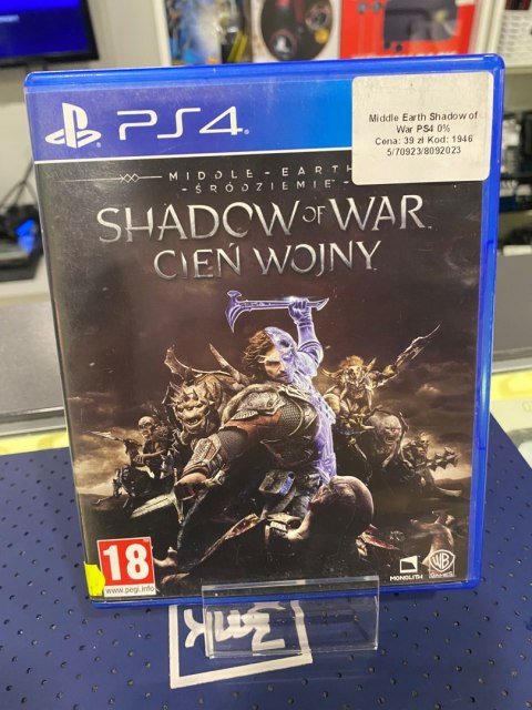 Śródziemie Cień Wojny Sony PlayStation 4 (PS4)