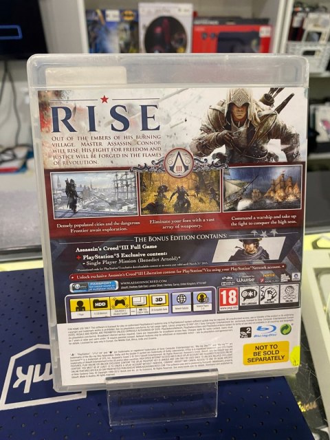 Assassin's Creed III Sony PlayStation 3 (PS3)