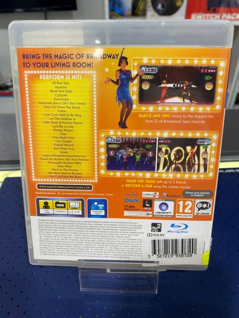 DANCE ON BRODWAY Sony PlayStation 3 (PS3)
