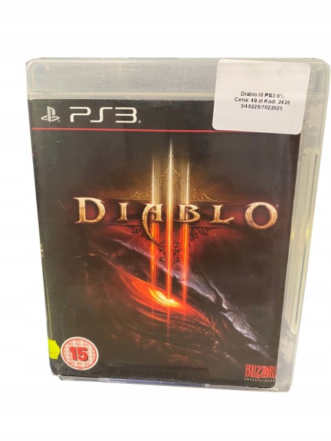 DIABLO III 3 Sony PlayStation 3 (PS3)