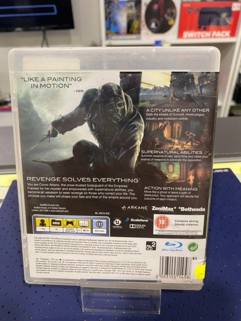 Dishonored Sony PlayStation 3 (PS3)