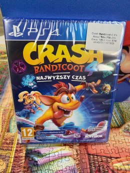 Crash Bandicoot 4 It's About Time PlayStation 4 (PS4)