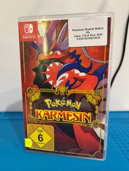 Pokemon Scarlet Nintendo Switch pudełkowa