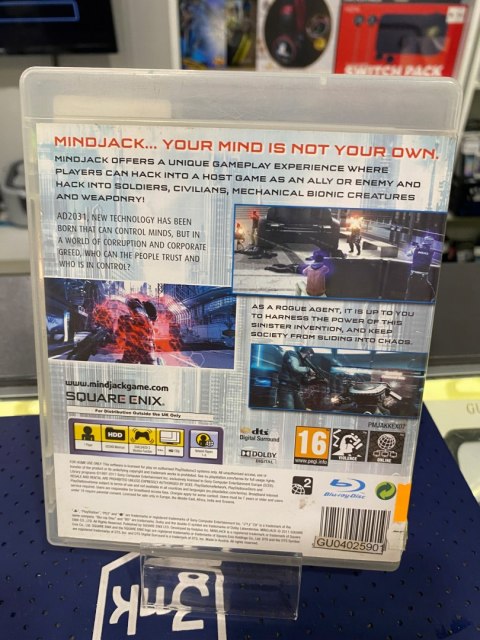 MINDJACK PlayStation 3 (PS3) pudełkowa