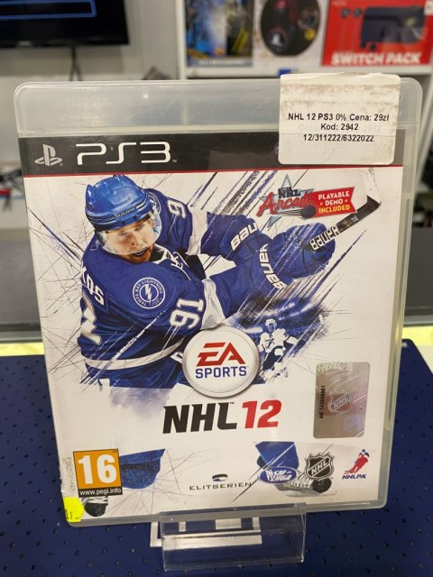 NHL12 PS3 Playstation 3