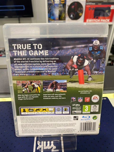 Madden NFL 12 PS3 Używana PlayStation 3 (PS3) pudełkowa