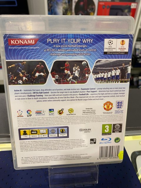 PES 2012 PlayStation 3 (PS3) pudełkowa