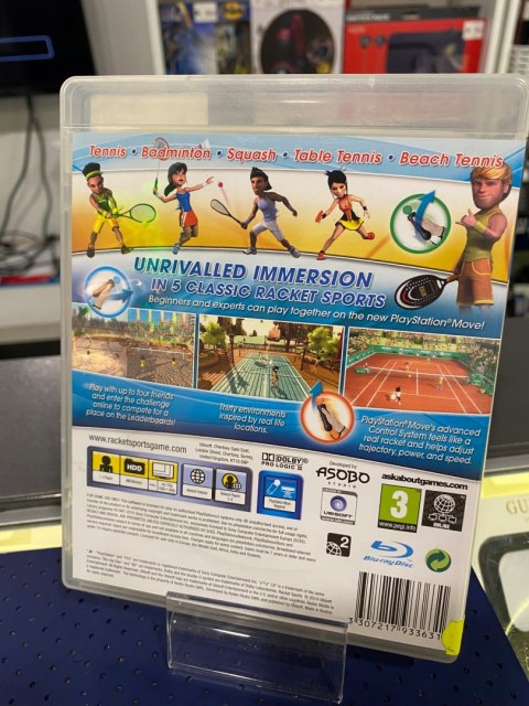 RACKET SPORTS PS3 PlayStation 3 (PS3) pudełkowa