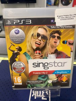 SINGSTAR POLSKIE HITY 2 PlayStation 3 (PS3) pudełkowa