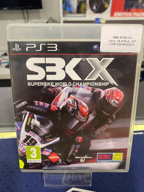 SBK X: Superbike World Championship PlayStation 3 (PS3) pudełkowa