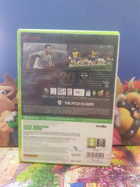 PES 2016 XBOX360 PRO EVOLUTION SOCCER 2016 XBOX360 Xbox 360 pudełkowa