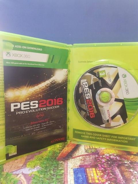 PES 2016 XBOX360 PRO EVOLUTION SOCCER 2016 XBOX360 Xbox 360 pudełkowa