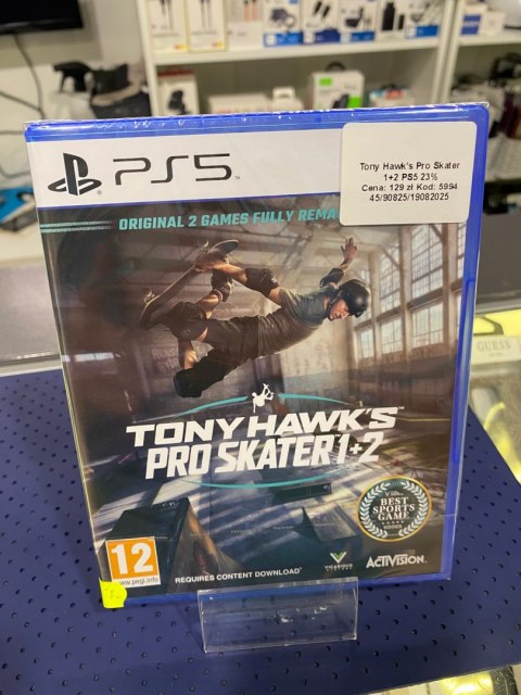 Tony Hawk's Pro Skater 1+2 PlayStation 5 (PS5)