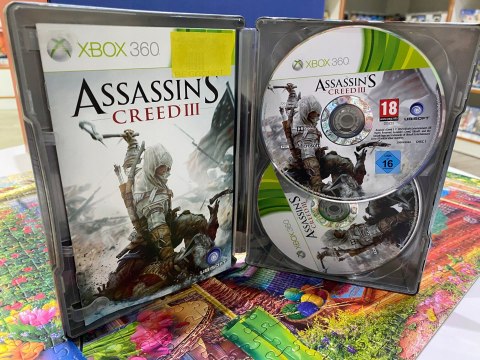 Assassins Creed III Steelbook Xbox 360 pudełkowa