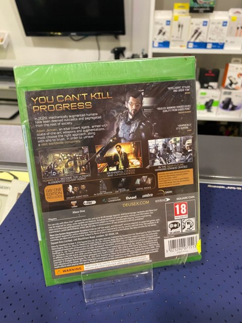 Deus Ex: Mankind Divided Xbox One pudełkowa