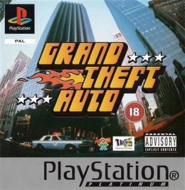 GRAND THEFT AUTO GTA PlayStation (PSX) 3xA z mapą