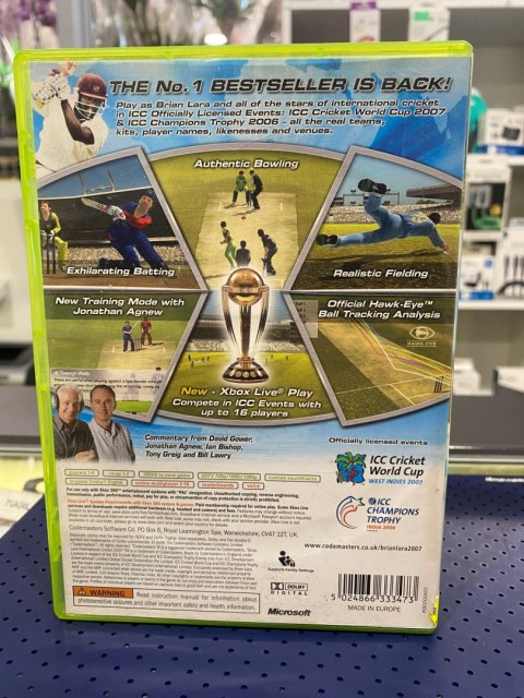 Brian Lara International Cricket 2010 Xbox 360