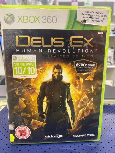 DEUS EX HUMAN REVOLUTION Xbox 360