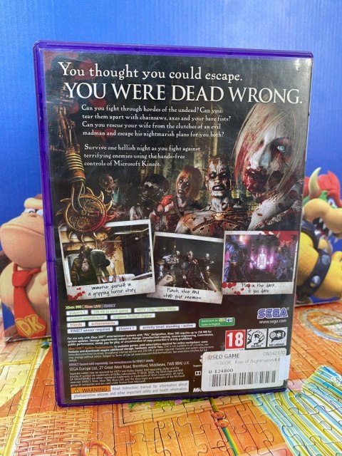 Rise of Nightmares Microsoft Xbox 360