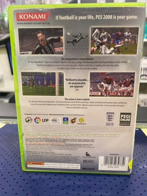 PRO EVOLUTION SOCCER 2008 PES Xbox 360