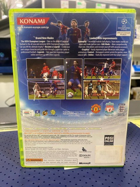 Pro Evolution Soccer 2009 Xbox 360