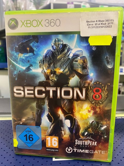 SECTION 8 Xbox 360 pudełkowa