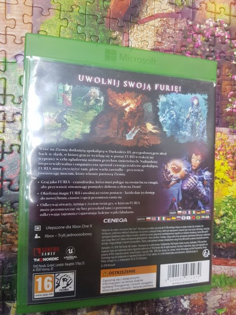 DARKSIDERS 3 Xbox One pudełkowa