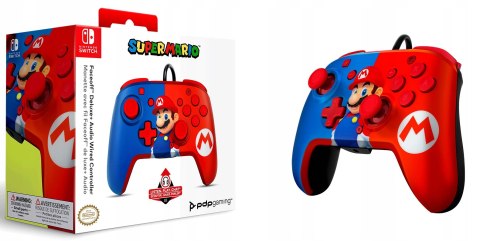 Pad przewodowy do konsoli Nintendo Switch wielokolorowy