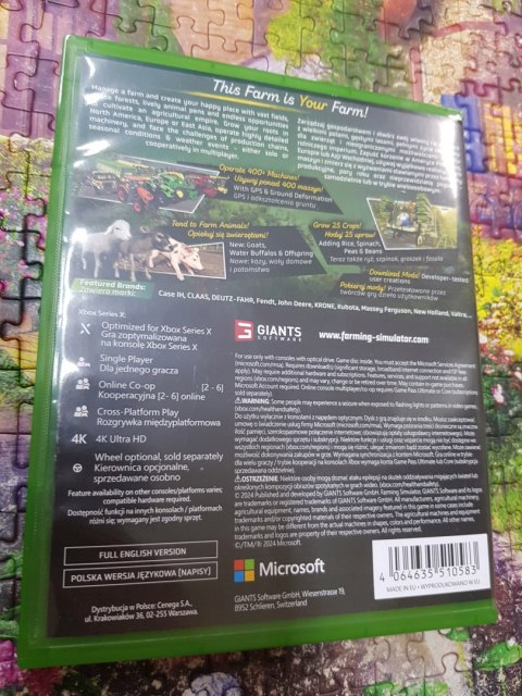 Farming Simulator 25 Xbox Series X pudełkowa