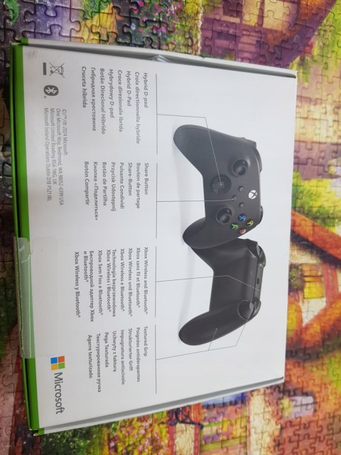 Kontroler bezprzewodowy Xbox Series X / S QAT-00009 czarny