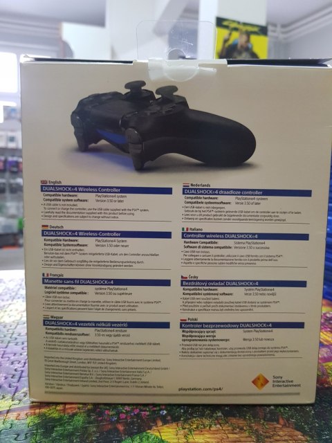 Pad bezprzewodowy do PS4 Sony czarny