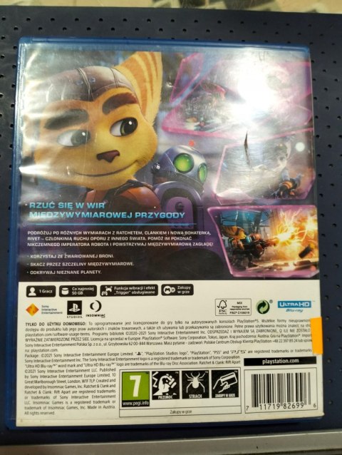 Ratchet & Clank: Rift Apart PlayStation 5 (PS5) pudełkowa