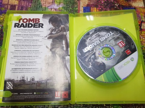 Tomb Raider Xbox 360 pudełkowa