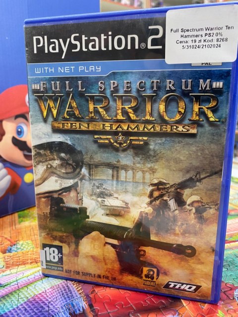FULL SPECTRUM WARRIOR TEN HAMMERS Sony PlayStation 2 (PS2)