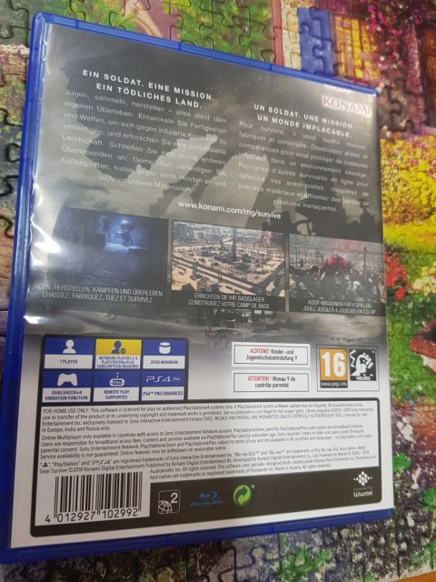 Metal Gear Survive - PS4 PlayStation 4 (PS4) pudełkowa