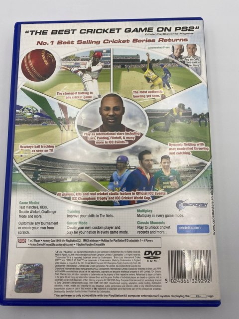 BRIAN LARA INTERNATIONAL CRICKET 2005 PlayStation 2 (PS2)