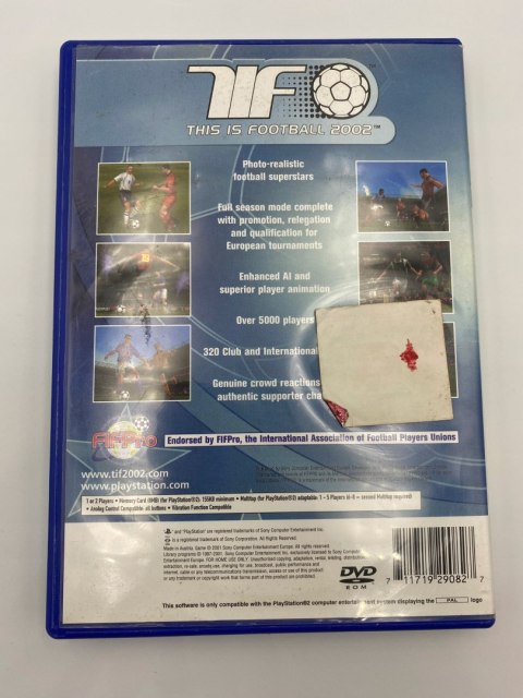 PS2 THIS IS FOOTBALL 2002 PlayStation 2 (PS2)