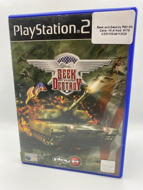 SEEK AND DESTROY PlayStation 2 (PS2)