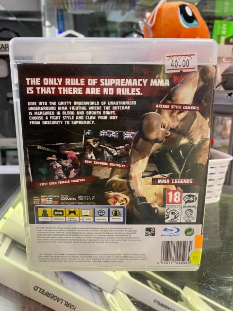 SUPREMACY MMA PlayStation 3 (PS3)