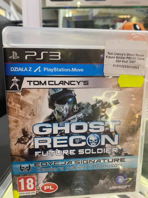 Tom Clancy's Ghost Recon: Future Soldier PlayStation 3 (PS3)