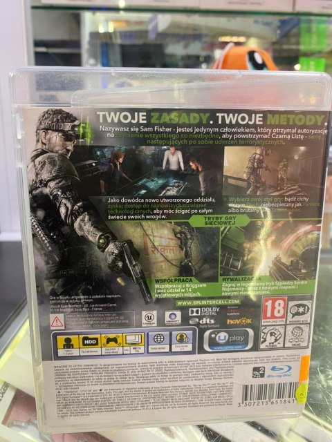 Tom Clancy's Splinter Cell: Blacklist PlayStation 3 (PS3) Polskie Wydanie