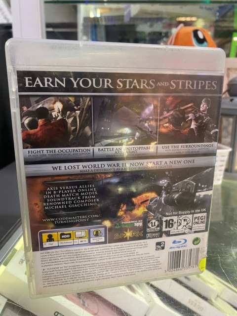 Turning Point Fall of Liberty PlayStation 3 (PS3)