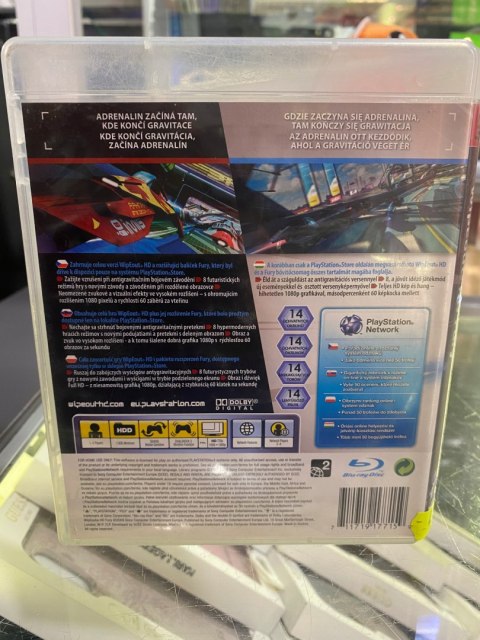 WipEout HD Fury PlayStation 3 (PS3) pudełkowa