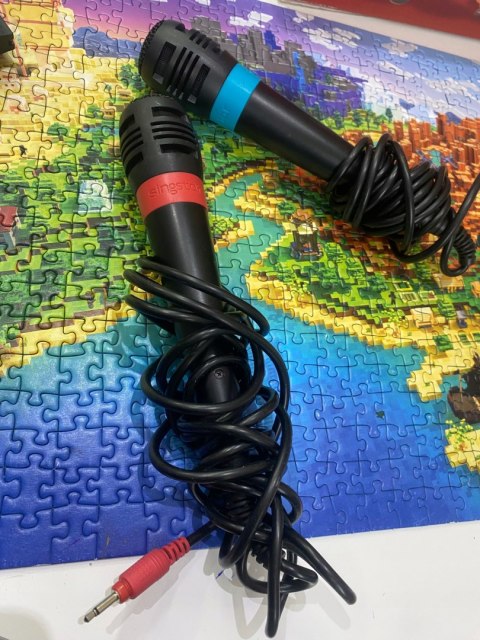 ZESTAW MIKROFONY SINGSTAR PRZEWODOWE PS4 PS3 PS2